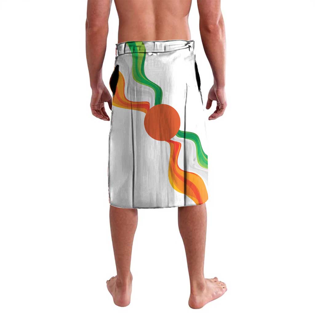 Personalized Niger Republic Day Lavalava Coat Of Arms With Flag - Wonder Print Shop