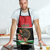 Libya Independence Day Apron Pomegranate Blossom With Libyan Seal - Wonder Print Shop