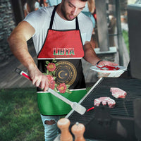 Libya Independence Day Apron Pomegranate Blossom With Libyan Seal - Wonder Print Shop