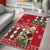 Slovakia Christmas Area Rug Brown Bear Mix Argyle Pattern - Wonder Print Shop