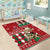 Slovakia Christmas Area Rug Brown Bear Mix Argyle Pattern - Wonder Print Shop