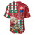 Personalised Slovakia Christmas Baseball Jersey Brown Bear Mix Argyle Pattern - Wonder Print Shop