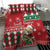 Slovakia Christmas Bedding Set Brown Bear Mix Argyle Pattern - Wonder Print Shop