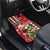 Slovakia Christmas Car Mats Brown Bear Mix Argyle Pattern - Wonder Print Shop