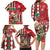 Personalised Slovakia Christmas Family Matching Long Sleeve Bodycon Dress and Hawaiian Shirt Brown Bear Mix Argyle Pattern - Wonder Print Shop