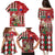 Personalised Slovakia Christmas Family Matching Puletasi and Hawaiian Shirt Brown Bear Mix Argyle Pattern - Wonder Print Shop