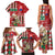 Personalised Slovakia Christmas Family Matching Tank Maxi Dress and Hawaiian Shirt Brown Bear Mix Argyle Pattern - Wonder Print Shop