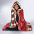 Slovakia Christmas Hooded Blanket Brown Bear Mix Argyle Pattern