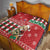 Slovakia Christmas Quilt Brown Bear Mix Argyle Pattern - Wonder Print Shop