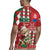 Personalised Slovakia Christmas Rugby Jersey Brown Bear Mix Argyle Pattern - Wonder Print Shop