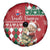 Slovakia Christmas Spare Tire Cover Brown Bear Mix Argyle Pattern - Wonder Print Shop