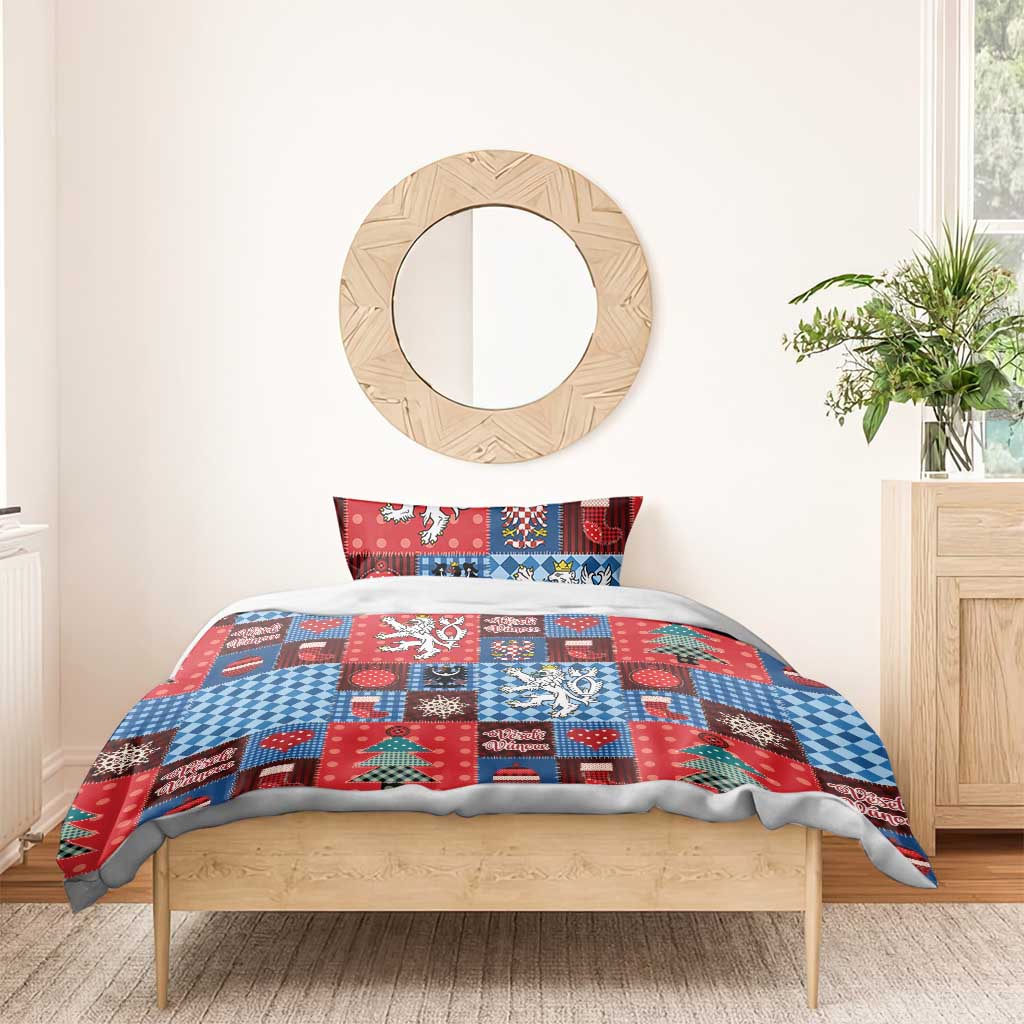 Czech Christmas Patchwork Bedding Set - Wonder Print Shop