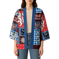 Czech Christmas Patchwork Kimono - Wonder Print Shop