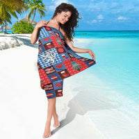 Czech Christmas Patchwork Sarong - Wonder Print Shop