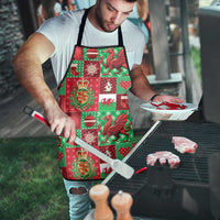 Wales Christmas Patchwork Apron - Wonder Print Shop