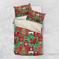 Wales Christmas Patchwork Bedding Set - Wonder Print Shop