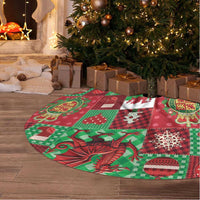Wales Christmas Patchwork Tree Skirt - Wonder Print Shop
