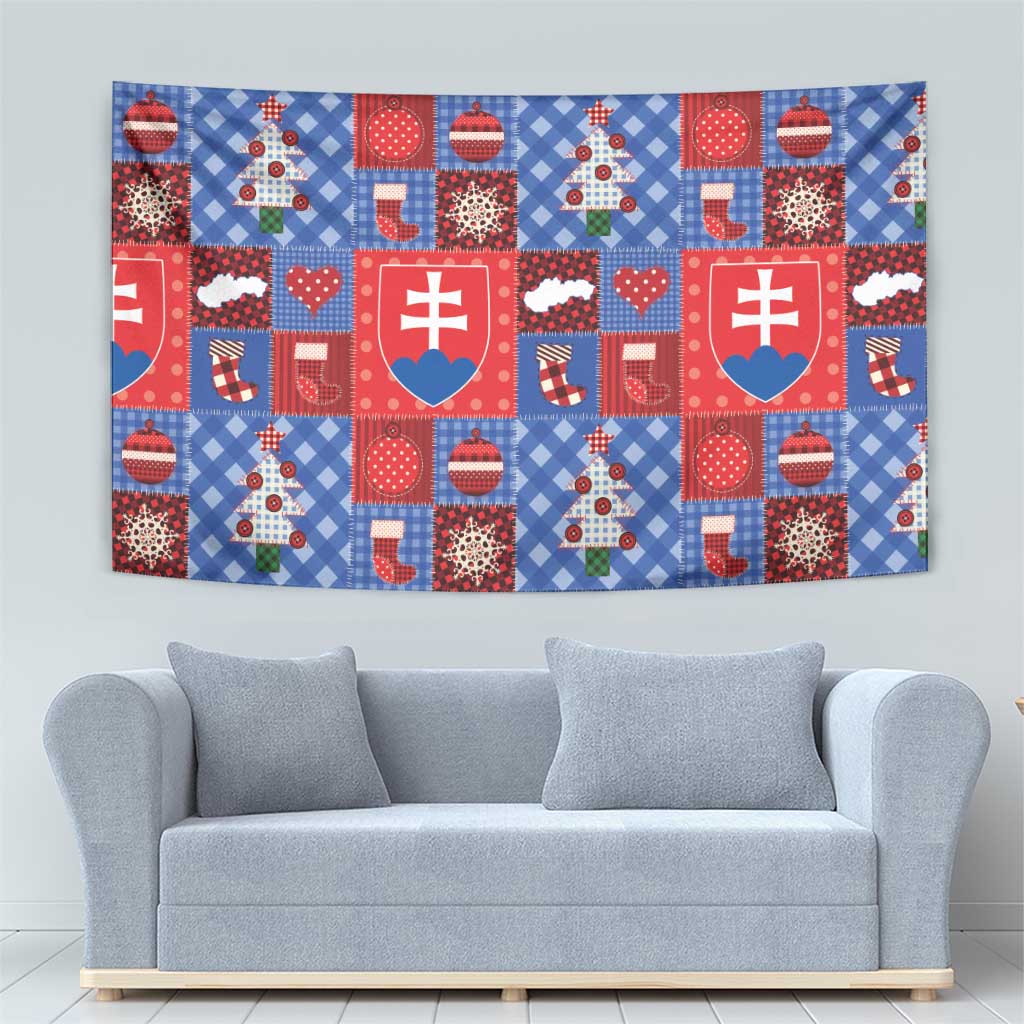 Slovakia Christmas Patchwork Tapestry - Wonder Print Shop