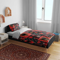 Albania Christmas Patchwork Bedding Set - Wonder Print Shop