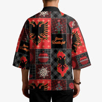 Albania Christmas Patchwork Kimono - Wonder Print Shop