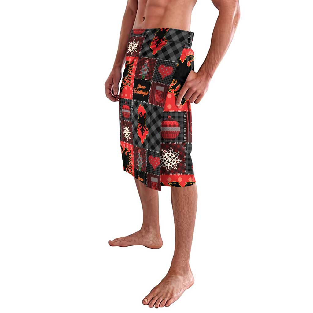 Albania Christmas Patchwork Lavalava - Wonder Print Shop