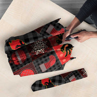 Albania Christmas Patchwork Umbrella - Wonder Print Shop