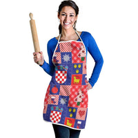 Croatia Christmas Patchwork Apron - Wonder Print Shop