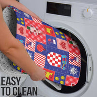 Croatia Christmas Patchwork Bathroom Set - Wonder Print Shop