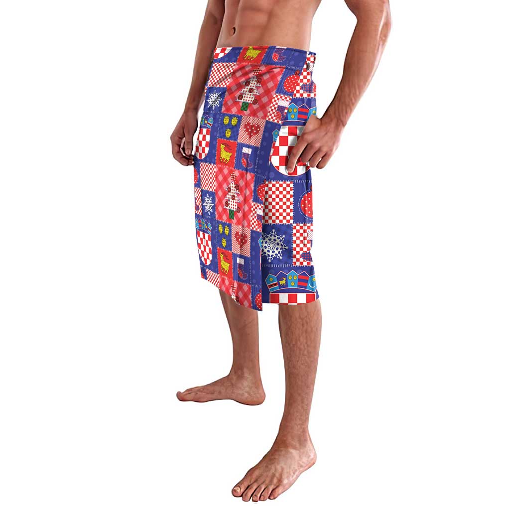Croatia Christmas Patchwork Lavalava - Wonder Print Shop