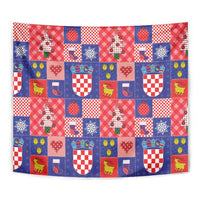 Croatia Christmas Patchwork Tapestry - Wonder Print Shop