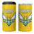 Custom Rwanda Football 4 in 1 Can Cooler Tumbler Go Amavubi