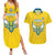 Custom Rwanda Football Couples Matching Summer Maxi Dress and Hawaiian Shirt Go Amavubi