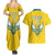 Custom Rwanda Football Couples Matching Summer Maxi Dress and Hawaiian Shirt Go Amavubi