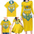 Custom Rwanda Football Family Matching Long Sleeve Bodycon Dress and Hawaiian Shirt Go Amavubi - Wonder Print Shop