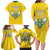 Custom Rwanda Football Family Matching Long Sleeve Bodycon Dress and Hawaiian Shirt Go Amavubi - Wonder Print Shop