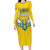 Custom Rwanda Football Family Matching Long Sleeve Bodycon Dress and Hawaiian Shirt Go Amavubi - Wonder Print Shop