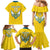 Custom Rwanda Football Family Matching Mermaid Dress and Hawaiian Shirt Go Amavubi - Wonder Print Shop