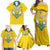 Custom Rwanda Football Family Matching Off Shoulder Maxi Dress and Hawaiian Shirt Go Amavubi - Wonder Print Shop