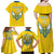 Custom Rwanda Football Family Matching Off Shoulder Maxi Dress and Hawaiian Shirt Go Amavubi - Wonder Print Shop