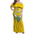 Custom Rwanda Football Family Matching Off Shoulder Maxi Dress and Hawaiian Shirt Go Amavubi - Wonder Print Shop