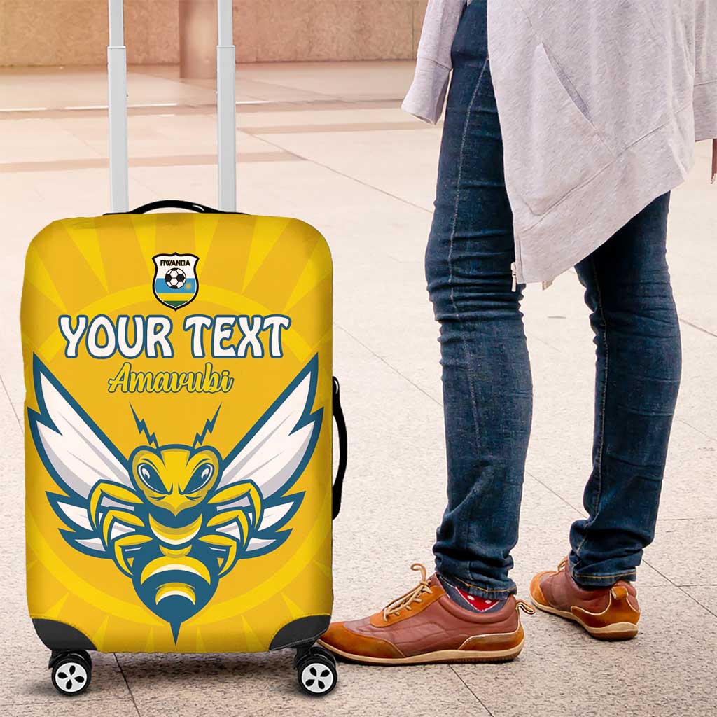 Custom Rwanda Football Luggage Cover Go Amavubi - Wonder Print Shop