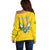 Custom Rwanda Football Off Shoulder Sweater Go Amavubi