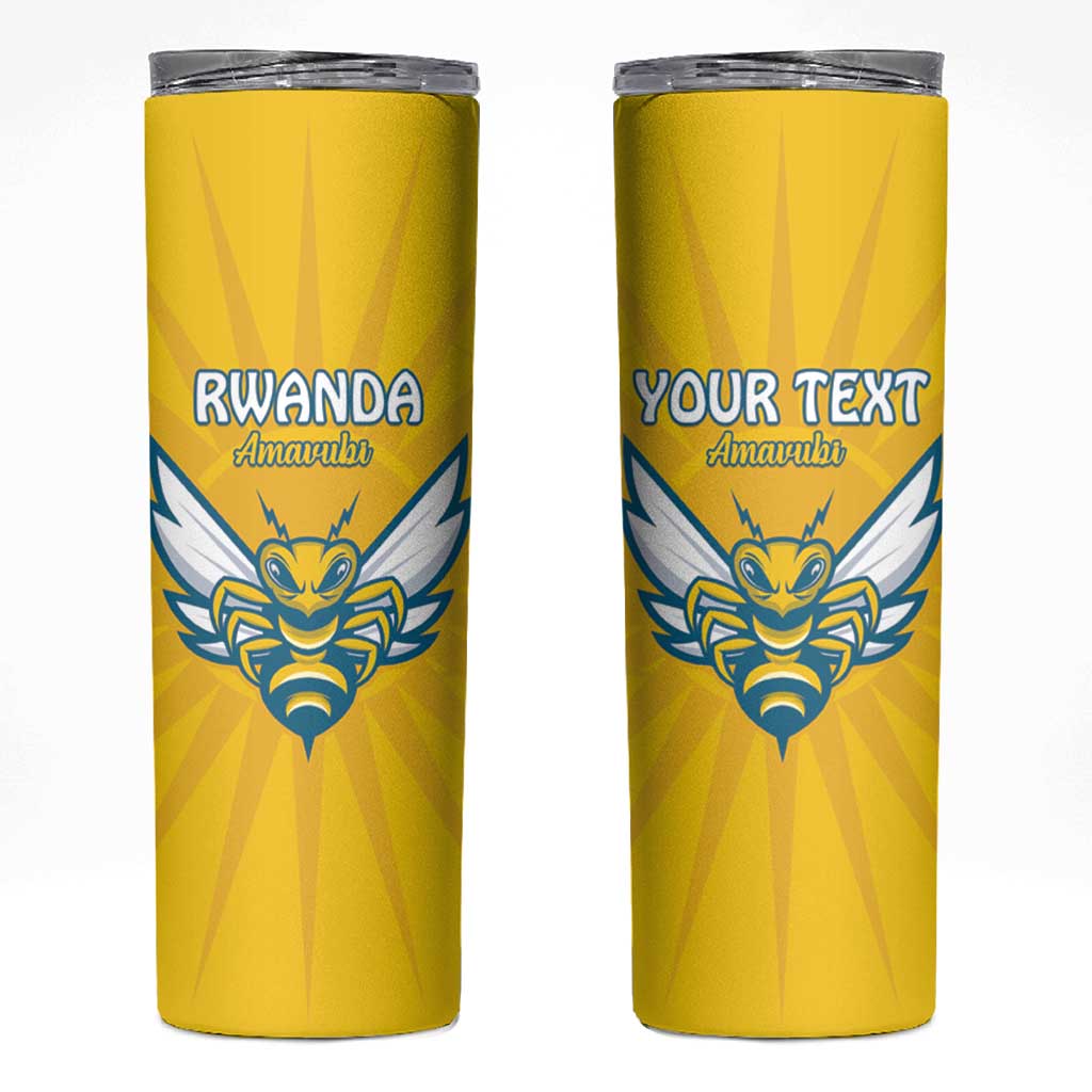 Custom Rwanda Football Skinny Tumbler Go Amavubi