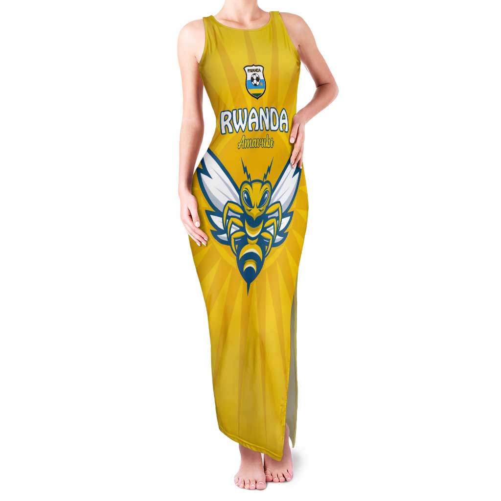 Custom Rwanda Football Tank Maxi Dress Go Amavubi