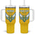 Custom Rwanda Football Tumbler With Handle Go Amavubi