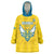 Custom Rwanda Football Wearable Blanket Hoodie Go Amavubi