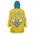 Custom Rwanda Football Wearable Blanket Hoodie Go Amavubi