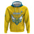 Custom Rwanda Football Zip Hoodie Go Amavubi - Wonder Print Shop