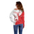 Custom Tunisia Football Off Shoulder Sweater Go Eagles of Carthage