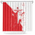 Custom Tunisia Football Shower Curtain Go Eagles of Carthage - Wonder Print Shop